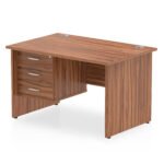 Impulse 1200mm Panel End Straight Desk With Single Fixed Pedestal - Image 42