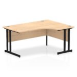Impulse 1600mm Right Crescent Desk Cantilever Leg - Image 15