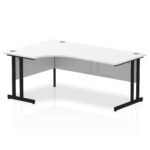 Impulse 1800mm Left Crescent Desk Cantilever Leg - Image 30
