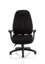 Galaxy Medium Back Task Operator Office Chair with Adjustable Arms - Image 2