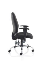 Lisbon Medium Back Task Operator Office Chair with Height Adjustable Arms - Image 8