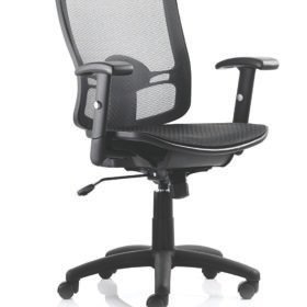 Palma Medium Mesh Back Task Operator Office Chair with Arms