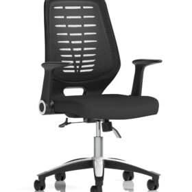 Relay Medium Mesh Back Task Operator Office Chair with Arms