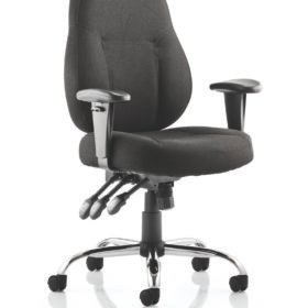 Storm High Back Task Operator Office Chair with Arms