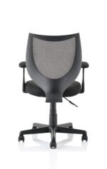 Camden Medium Back Black Mesh Task Operator Office Chair With Arms - Image 6
