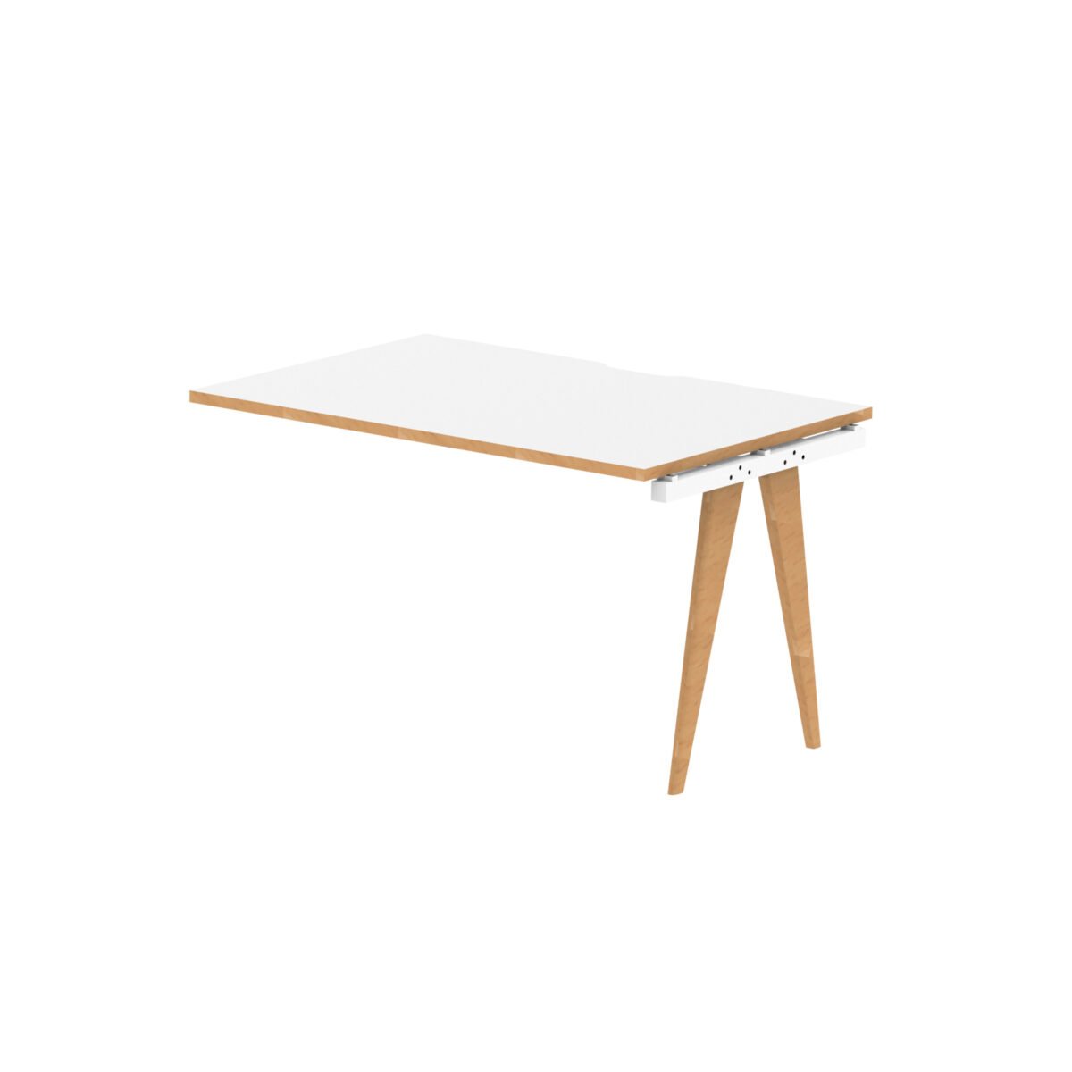 Oslo Single Row Bench Desk Extension Kit - Image 1
