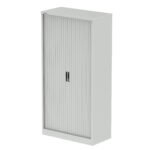 Qube Side Tambour Cupboard With Shelves - Image 3