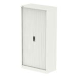 Qube Side Tambour Cupboard With Shelves - Image 4