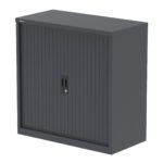 Qube Side Tambour Cupboard With Shelves - Image 8