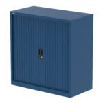 Qube Side Tambour Cupboard With Shelves - Image 9