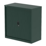 Qube Side Tambour Cupboard With Shelves - Image 10