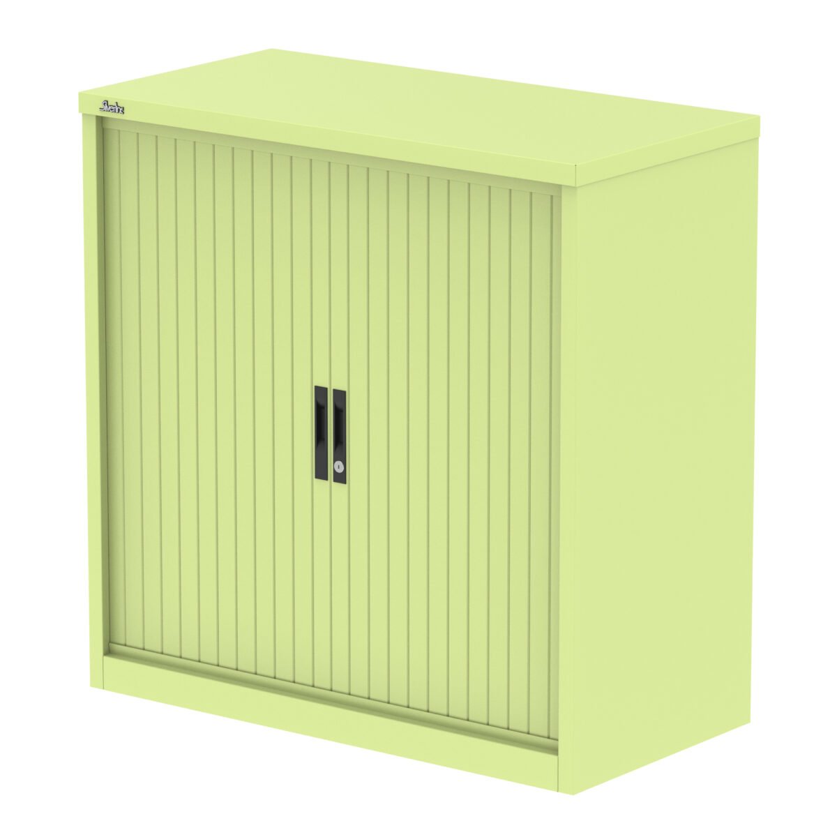 Qube Side Tambour Cupboard With Shelves - Image 13