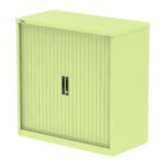 Qube Side Tambour Cupboard With Shelves - Image 13