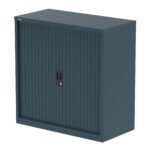 Qube Side Tambour Cupboard With Shelves - Image 14