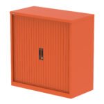 Qube Side Tambour Cupboard With Shelves - Image 16