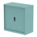 Qube Side Tambour Cupboard With Shelves - Image 22