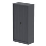 Qube Side Tambour Cupboard With Shelves - Image 30