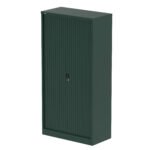 Qube Side Tambour Cupboard With Shelves - Image 32
