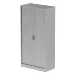 Qube Side Tambour Cupboard With Shelves - Image 34