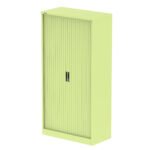 Qube Side Tambour Cupboard With Shelves - Image 35