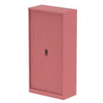 Qube Side Tambour Cupboard With Shelves - Image 41