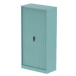 Qube Side Tambour Cupboard With Shelves - Image 44