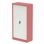 Qube Side Tambour Cupboard With Shelves - Image 46