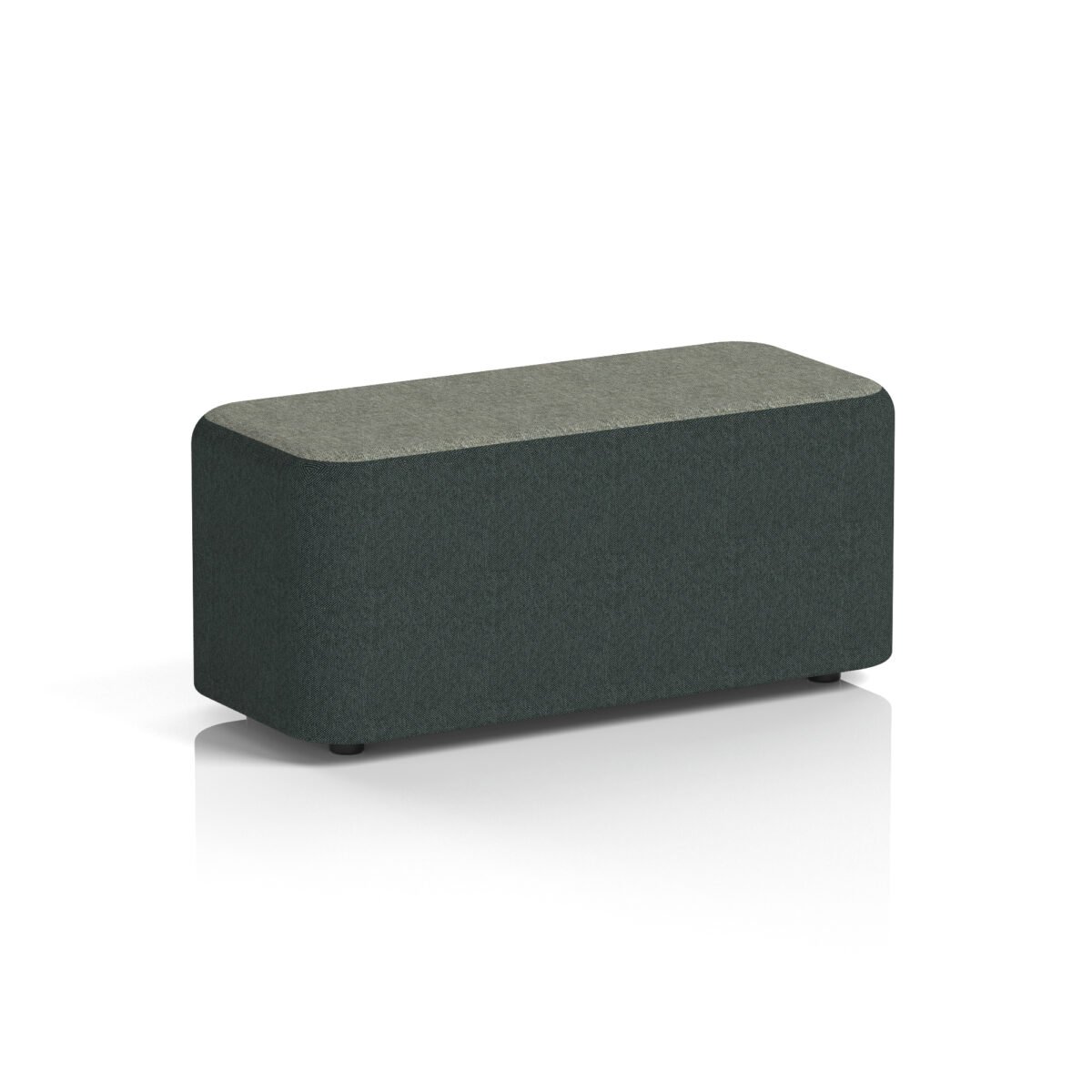Harlestone Rectangular Stool in Two Tone - Image 2