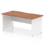 Impulse Scalloped Edge 1600mm Straight Desk Panel End Leg - Image 12