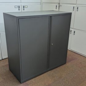 Metal Office Cupboards With 2 Shelves