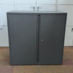 Metal Office Cupboards With 2 Shelves - Image 3