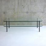 SCP SAX Contemporary Coffee Table – Metal Frame & Glass Top - Image 2